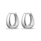Graduated Style Hoop Earring