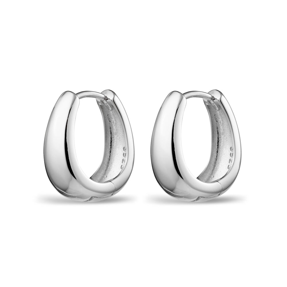 Graduated Style Hoop Earring