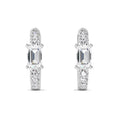 Baguette Diamond Huggie Earrings- 2 Colours