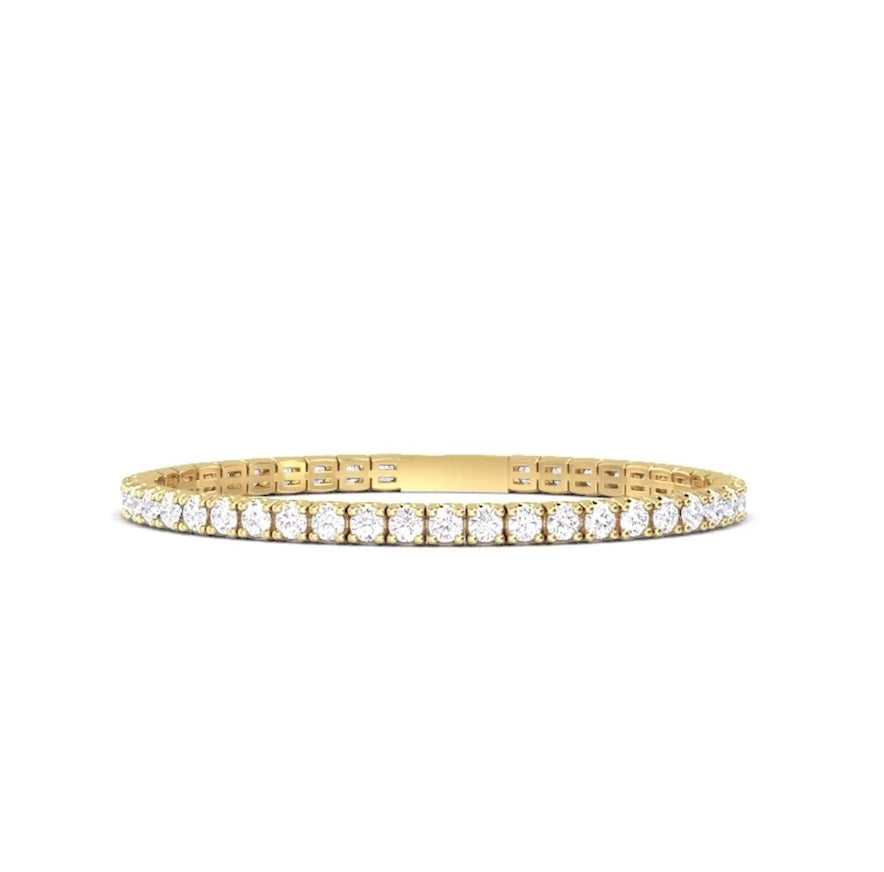 Diamond Flex Bangle 4.70xct