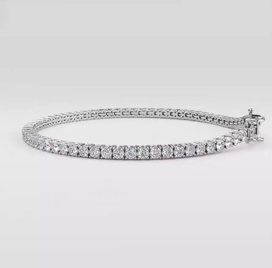Diamond Tennis Bracelets - 3 Sizes