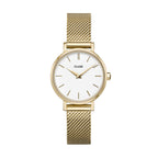 Cluse Boho Chic Petite Mesh Watch - Yellow Gold Plated