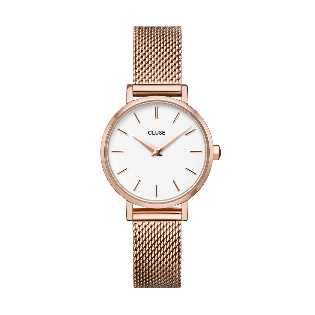 Cluse Boho Chic Petite Mesh Watch - Rose Gold Plated