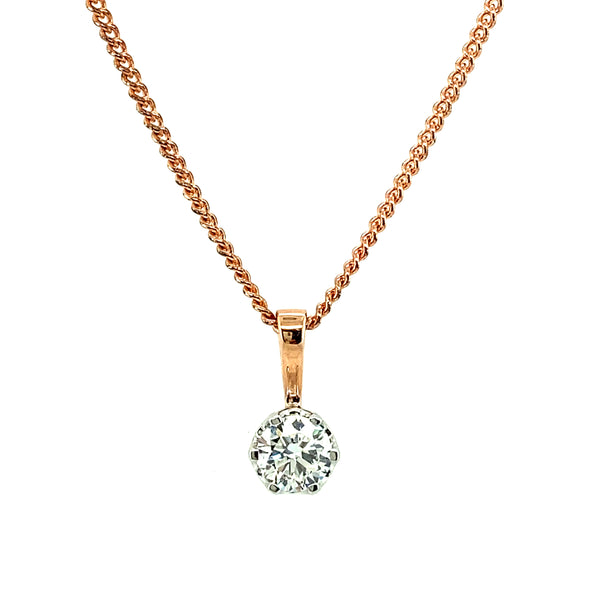 Lab Grown Diamond Pendant - 3 Colours