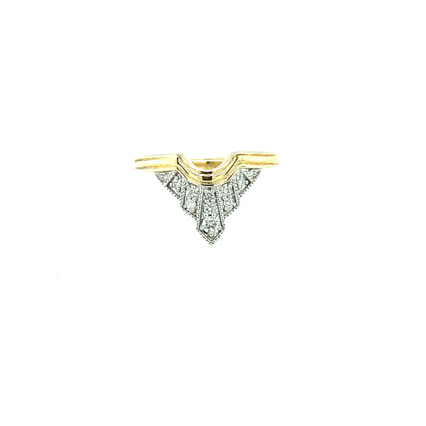 Art Deco Diamond Tiara Ring