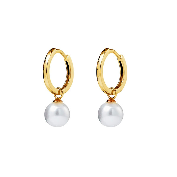 Sterling Silver Pearl Drop Earrings- 3 Colours